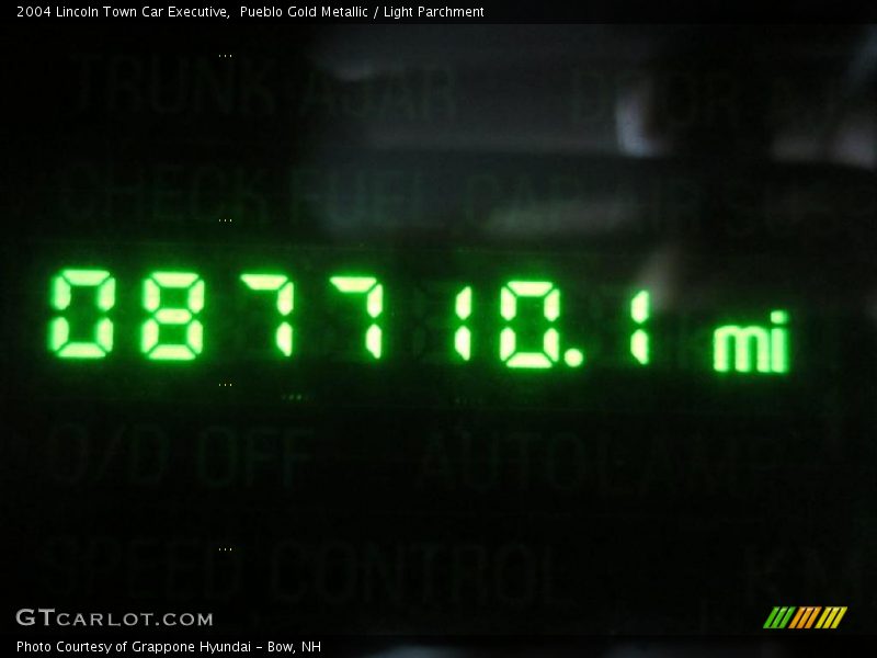 Pueblo Gold Metallic / Light Parchment 2004 Lincoln Town Car Executive