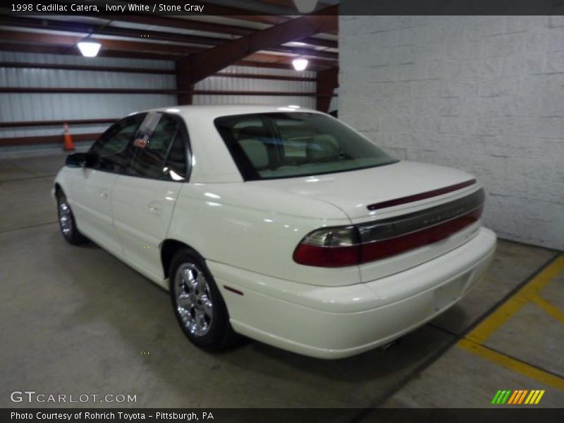 Ivory White / Stone Gray 1998 Cadillac Catera