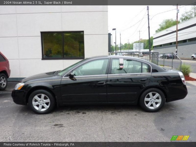 Super Black / Blond 2004 Nissan Altima 2.5 SL