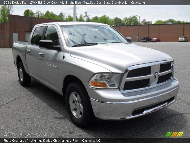 Front 3/4 View of 2011 Ram 1500 SLT Crew Cab 4x4