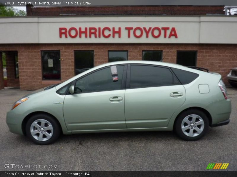 Silver Pine Mica / Gray 2008 Toyota Prius Hybrid