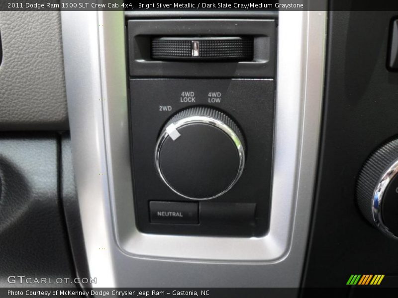 Bright Silver Metallic / Dark Slate Gray/Medium Graystone 2011 Dodge Ram 1500 SLT Crew Cab 4x4