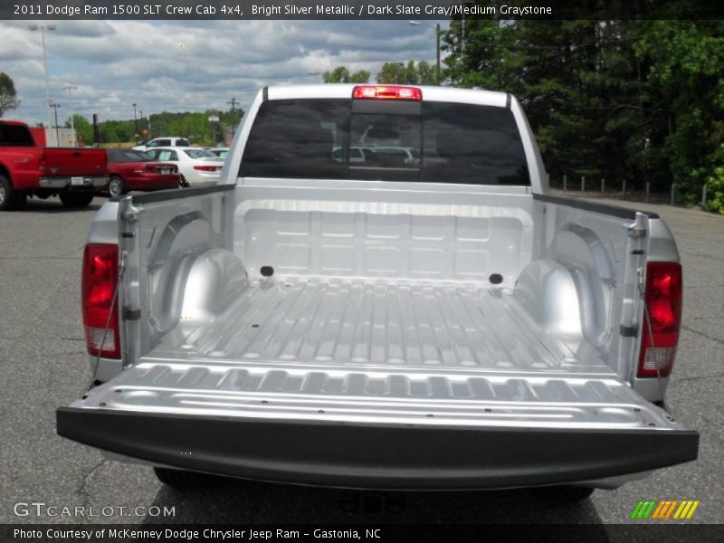Bright Silver Metallic / Dark Slate Gray/Medium Graystone 2011 Dodge Ram 1500 SLT Crew Cab 4x4