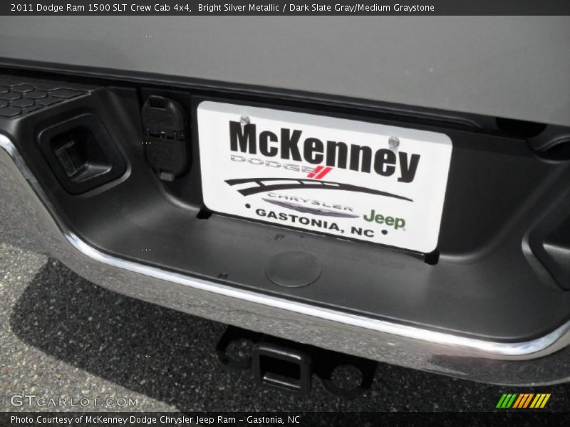 Bright Silver Metallic / Dark Slate Gray/Medium Graystone 2011 Dodge Ram 1500 SLT Crew Cab 4x4