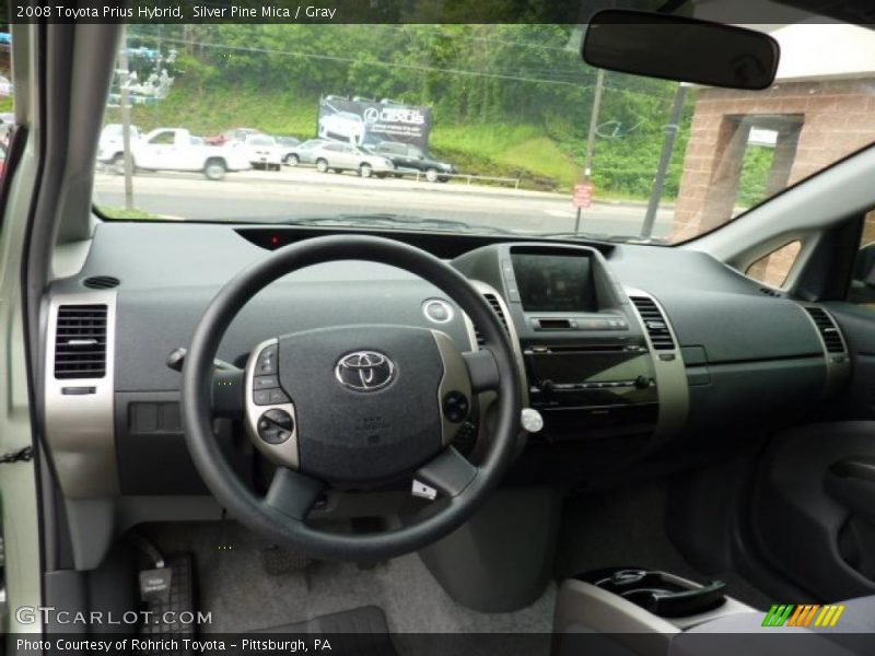 Silver Pine Mica / Gray 2008 Toyota Prius Hybrid
