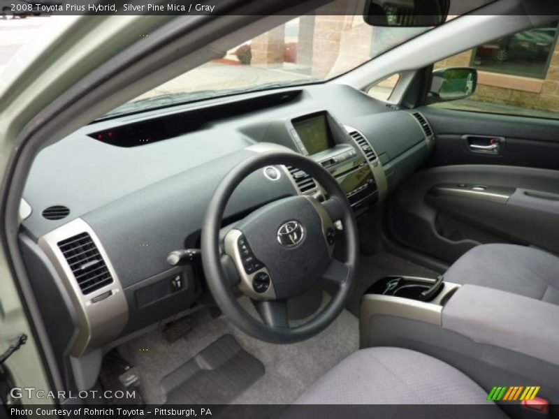 Silver Pine Mica / Gray 2008 Toyota Prius Hybrid