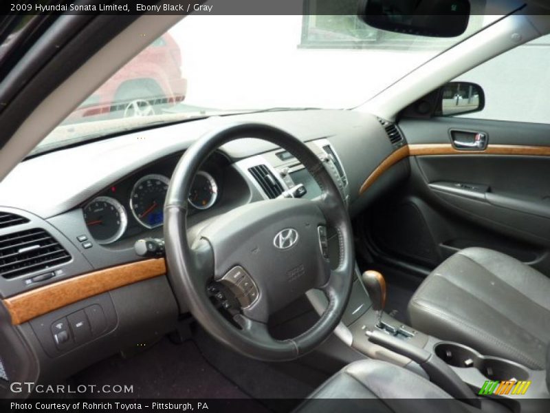  2009 Sonata Limited Gray Interior