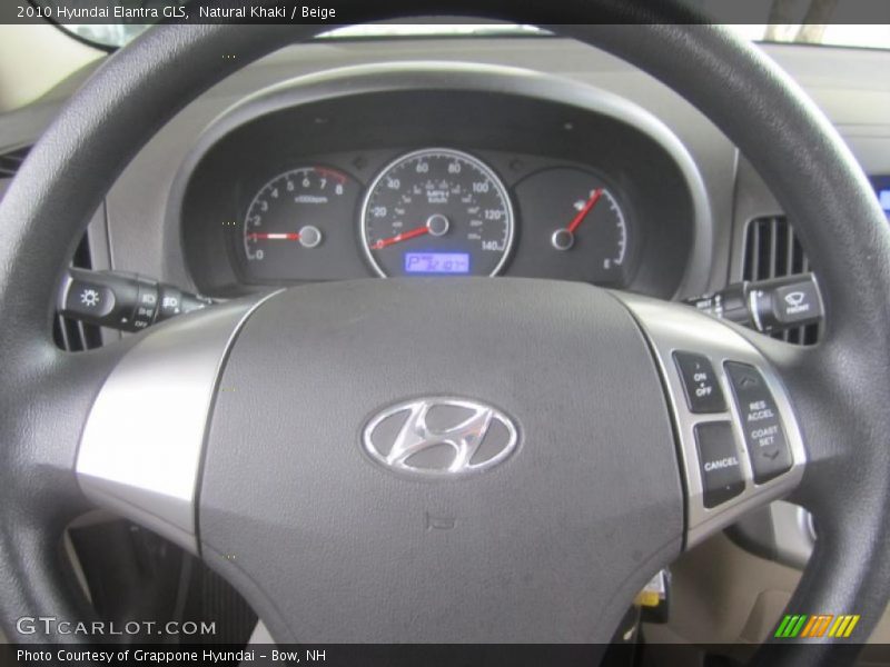 Natural Khaki / Beige 2010 Hyundai Elantra GLS