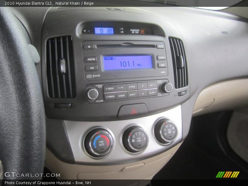 Natural Khaki / Beige 2010 Hyundai Elantra GLS