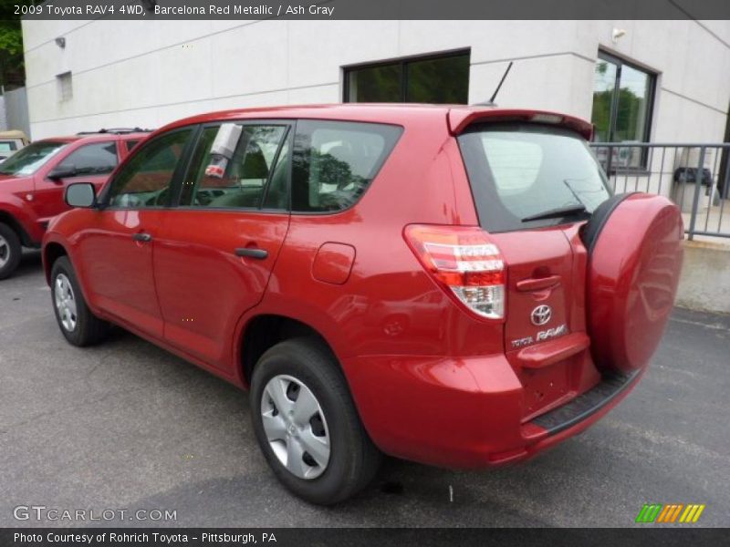 Barcelona Red Metallic / Ash Gray 2009 Toyota RAV4 4WD