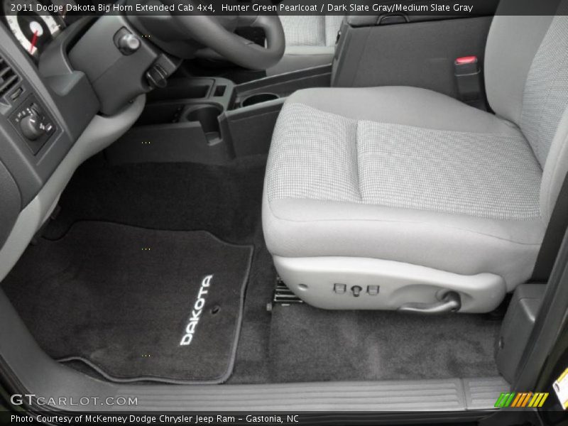 Hunter Green Pearlcoat / Dark Slate Gray/Medium Slate Gray 2011 Dodge Dakota Big Horn Extended Cab 4x4