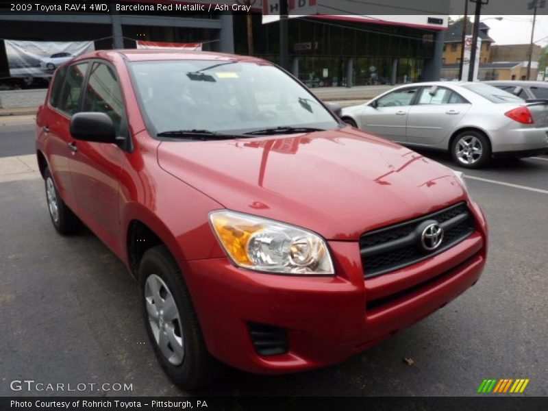 Barcelona Red Metallic / Ash Gray 2009 Toyota RAV4 4WD