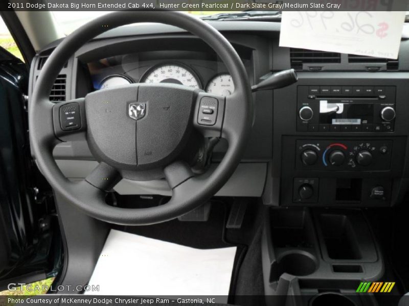  2011 Dakota Big Horn Extended Cab 4x4 Steering Wheel