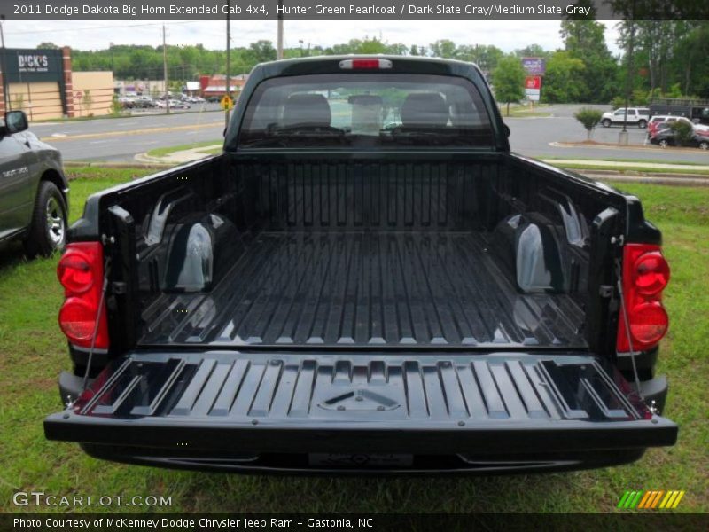 Hunter Green Pearlcoat / Dark Slate Gray/Medium Slate Gray 2011 Dodge Dakota Big Horn Extended Cab 4x4