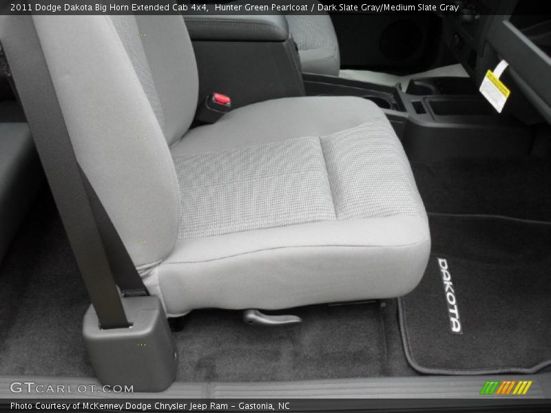 Hunter Green Pearlcoat / Dark Slate Gray/Medium Slate Gray 2011 Dodge Dakota Big Horn Extended Cab 4x4