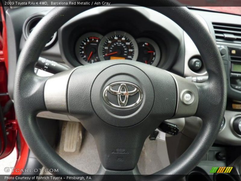 Barcelona Red Metallic / Ash Gray 2009 Toyota RAV4 4WD