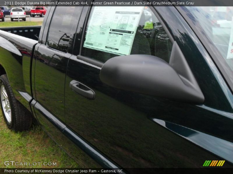 Hunter Green Pearlcoat / Dark Slate Gray/Medium Slate Gray 2011 Dodge Dakota Big Horn Extended Cab 4x4