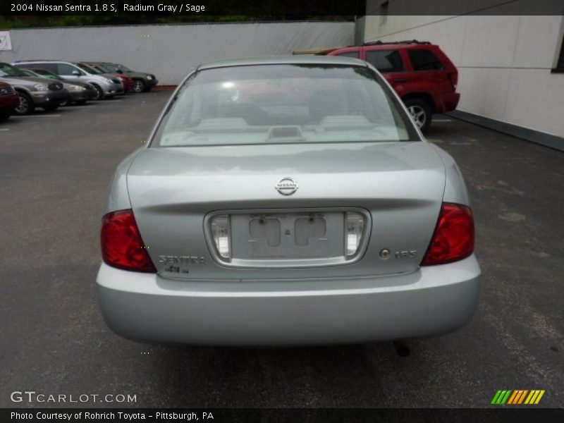 Radium Gray / Sage 2004 Nissan Sentra 1.8 S