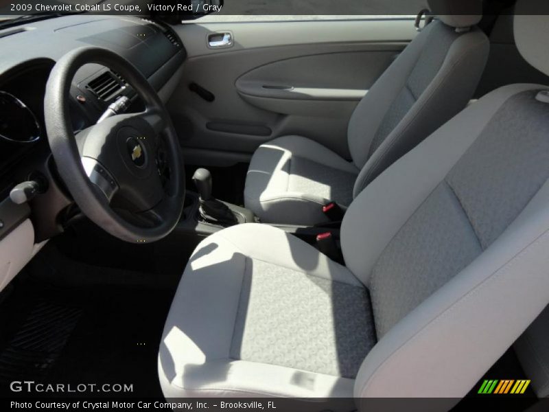 Victory Red / Gray 2009 Chevrolet Cobalt LS Coupe