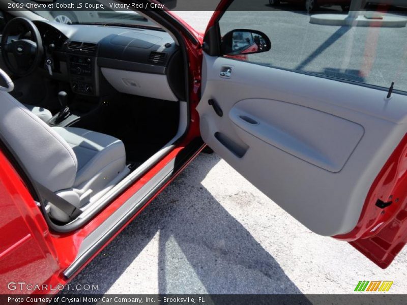 Victory Red / Gray 2009 Chevrolet Cobalt LS Coupe
