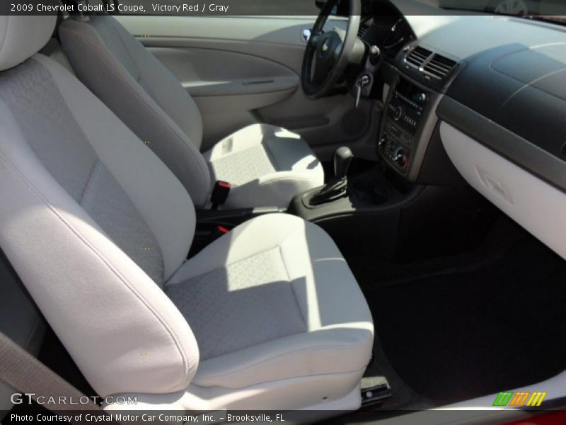 Victory Red / Gray 2009 Chevrolet Cobalt LS Coupe