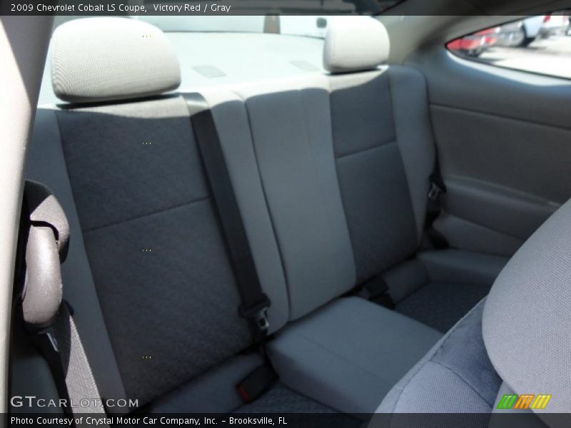 Victory Red / Gray 2009 Chevrolet Cobalt LS Coupe
