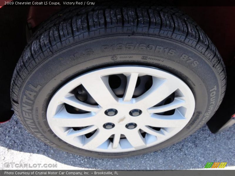Victory Red / Gray 2009 Chevrolet Cobalt LS Coupe