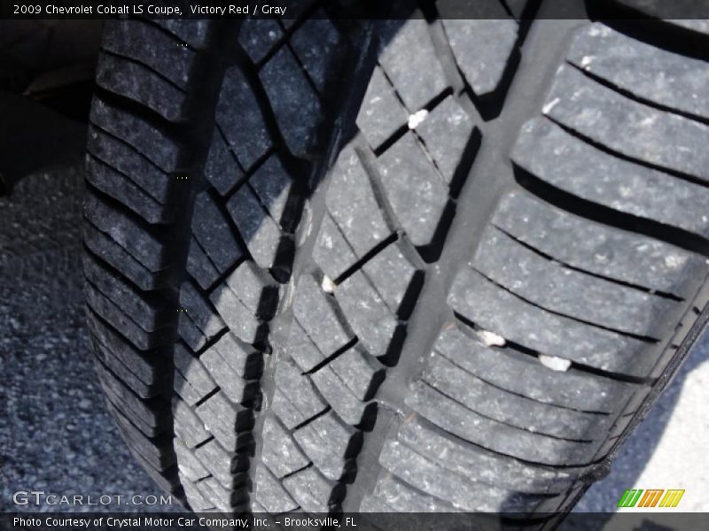 Victory Red / Gray 2009 Chevrolet Cobalt LS Coupe