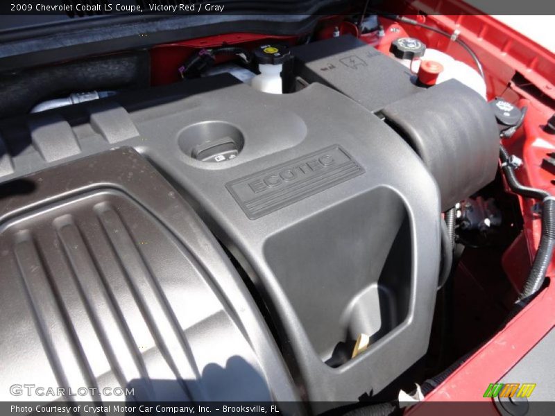 Victory Red / Gray 2009 Chevrolet Cobalt LS Coupe