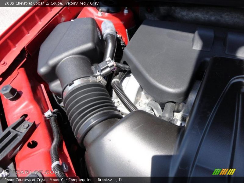Victory Red / Gray 2009 Chevrolet Cobalt LS Coupe