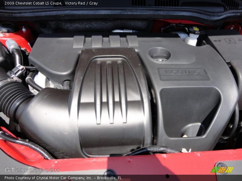 Victory Red / Gray 2009 Chevrolet Cobalt LS Coupe