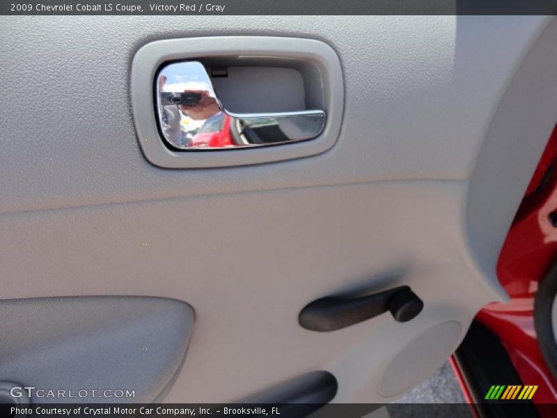 Victory Red / Gray 2009 Chevrolet Cobalt LS Coupe