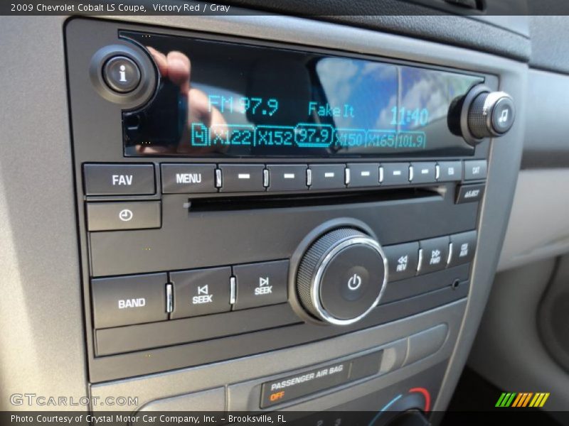 Victory Red / Gray 2009 Chevrolet Cobalt LS Coupe