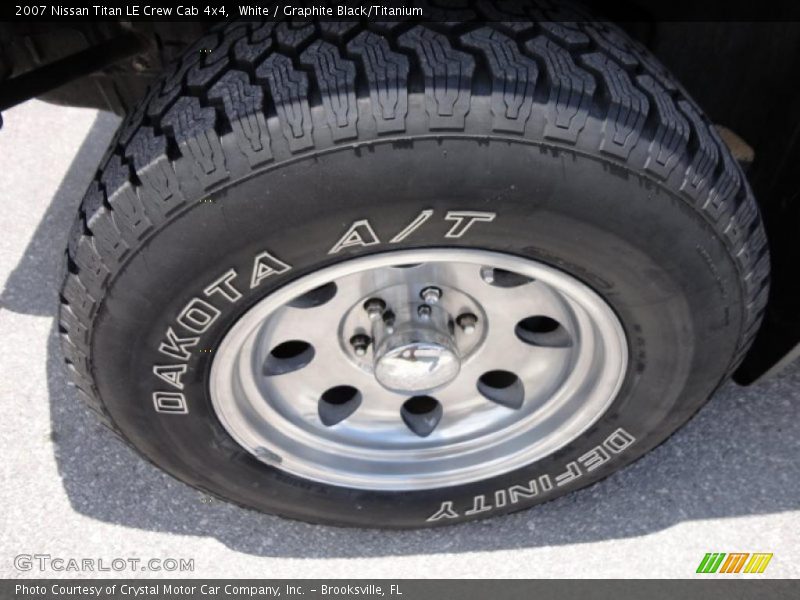 Custom Wheels of 2007 Titan LE Crew Cab 4x4