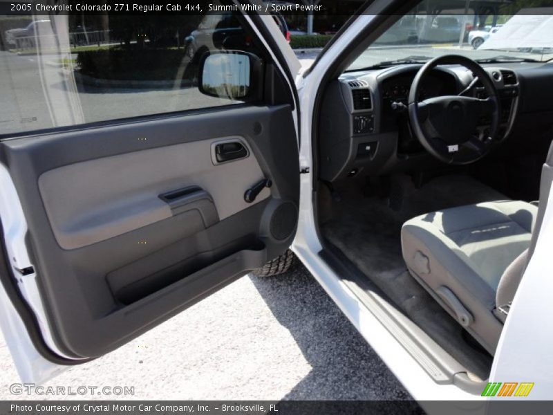 Summit White / Sport Pewter 2005 Chevrolet Colorado Z71 Regular Cab 4x4