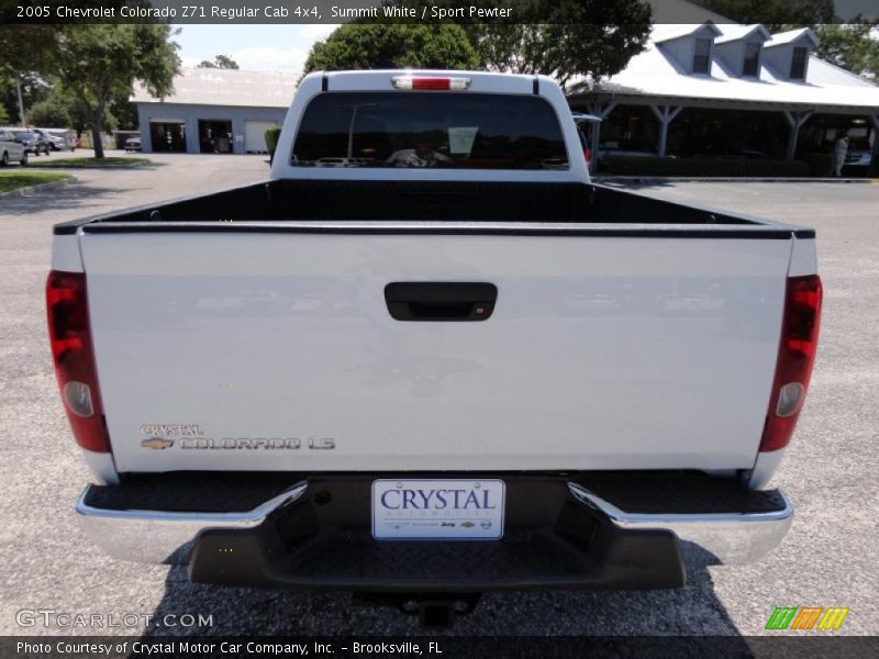 Summit White / Sport Pewter 2005 Chevrolet Colorado Z71 Regular Cab 4x4
