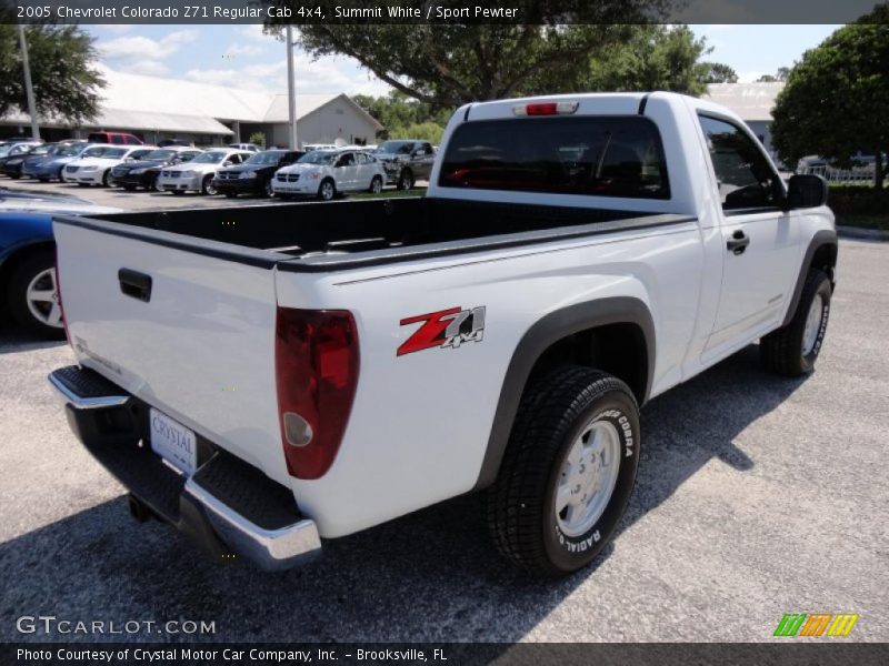 Summit White / Sport Pewter 2005 Chevrolet Colorado Z71 Regular Cab 4x4