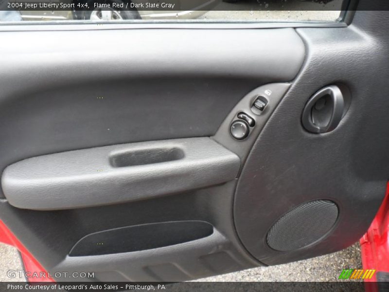 Flame Red / Dark Slate Gray 2004 Jeep Liberty Sport 4x4