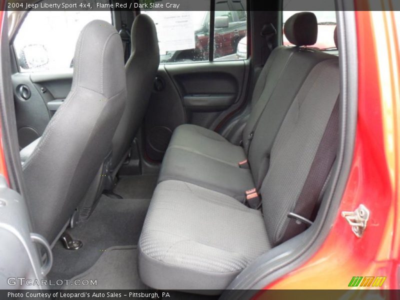 Flame Red / Dark Slate Gray 2004 Jeep Liberty Sport 4x4