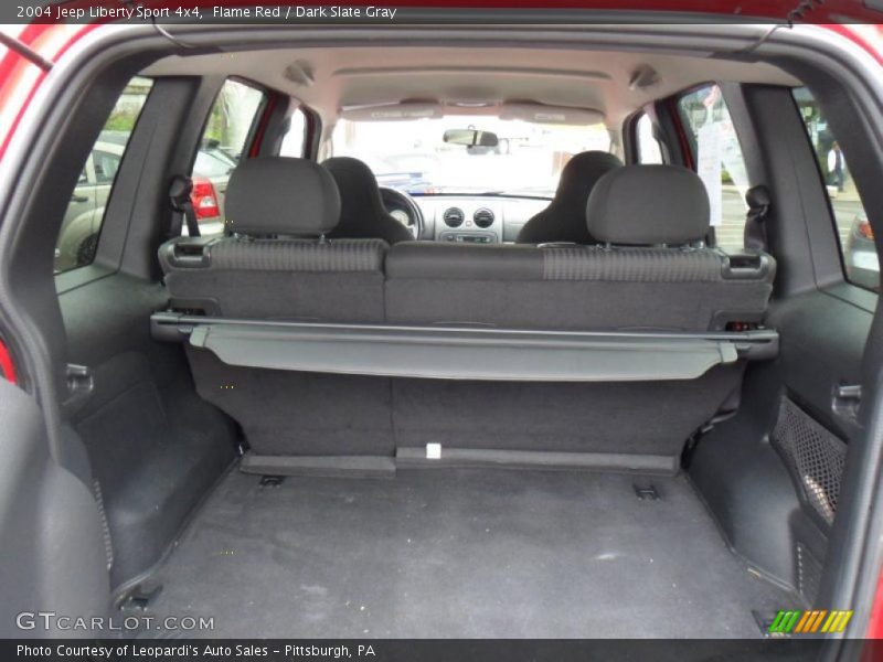 Flame Red / Dark Slate Gray 2004 Jeep Liberty Sport 4x4