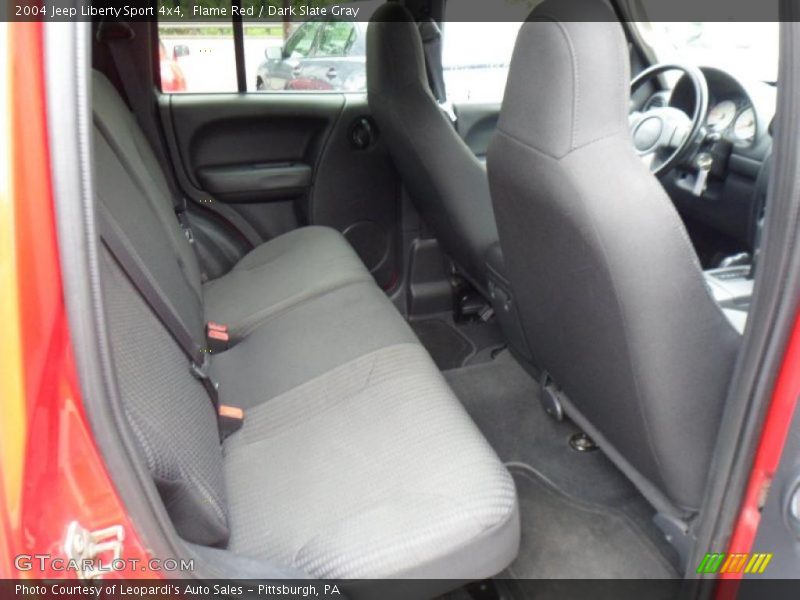 Flame Red / Dark Slate Gray 2004 Jeep Liberty Sport 4x4