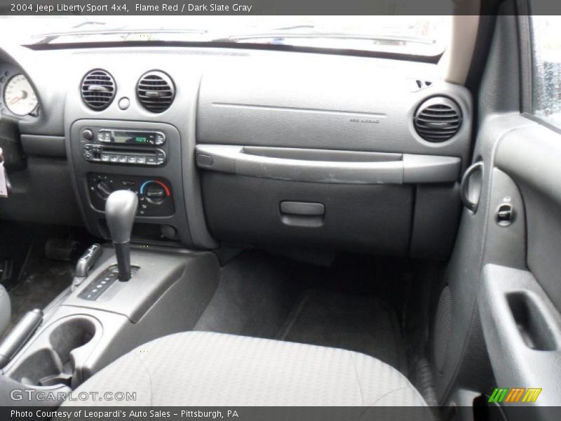 Flame Red / Dark Slate Gray 2004 Jeep Liberty Sport 4x4