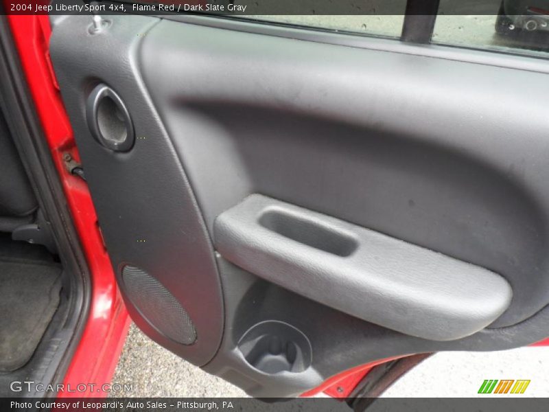Flame Red / Dark Slate Gray 2004 Jeep Liberty Sport 4x4