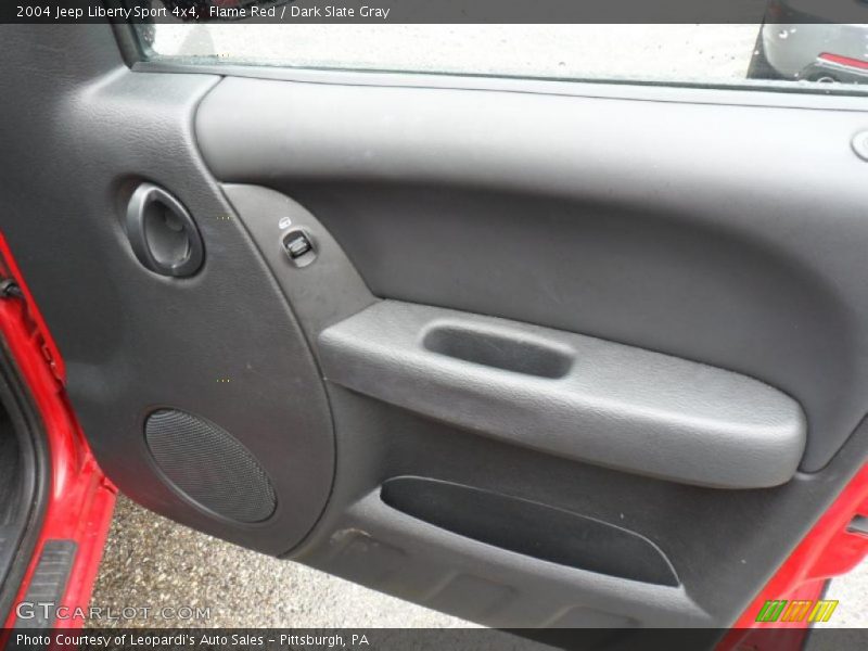 Flame Red / Dark Slate Gray 2004 Jeep Liberty Sport 4x4