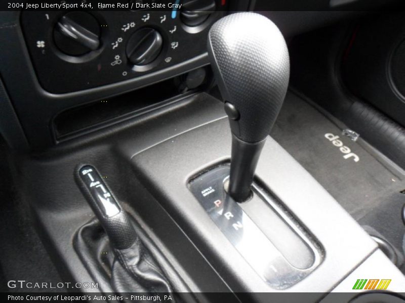 Flame Red / Dark Slate Gray 2004 Jeep Liberty Sport 4x4