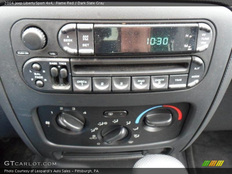 Flame Red / Dark Slate Gray 2004 Jeep Liberty Sport 4x4