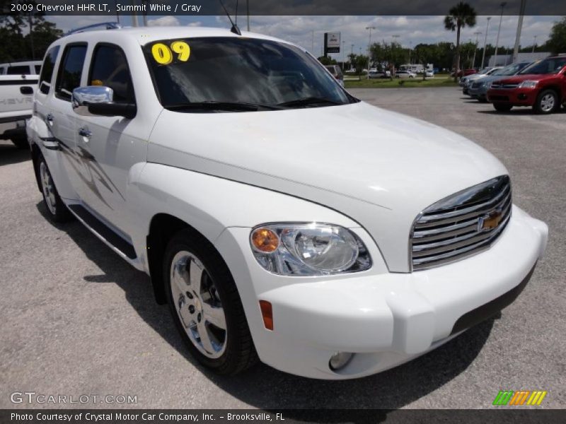 Summit White / Gray 2009 Chevrolet HHR LT