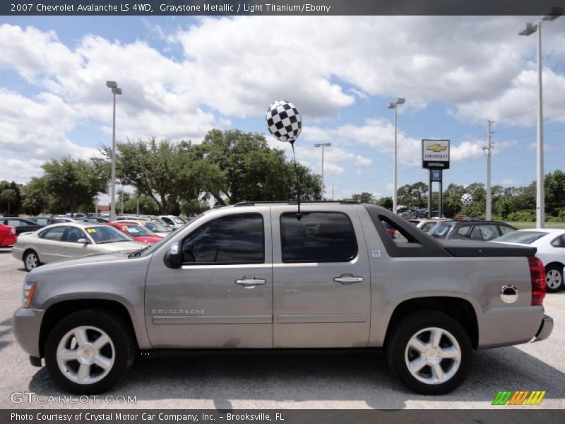 Graystone Metallic / Light Titanium/Ebony 2007 Chevrolet Avalanche LS 4WD