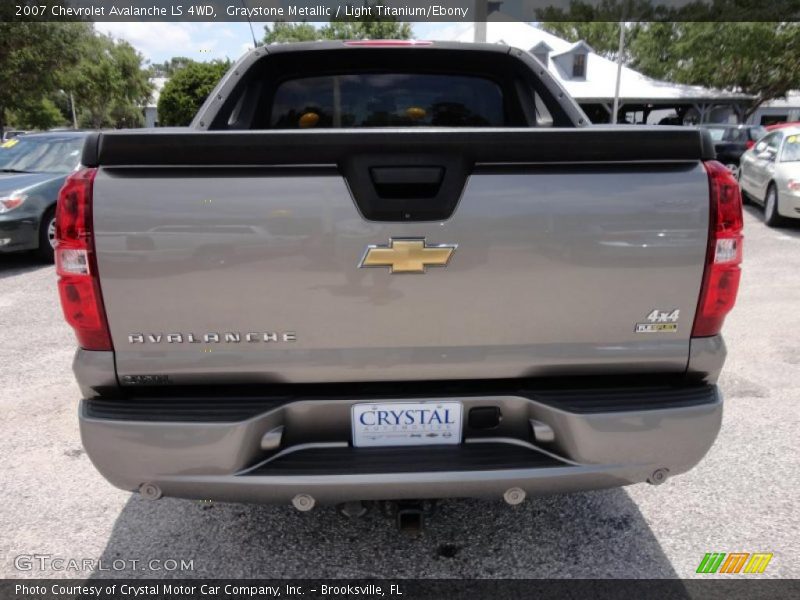 Graystone Metallic / Light Titanium/Ebony 2007 Chevrolet Avalanche LS 4WD