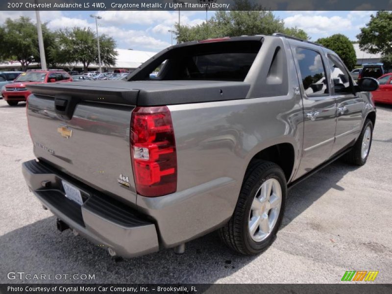 Graystone Metallic / Light Titanium/Ebony 2007 Chevrolet Avalanche LS 4WD